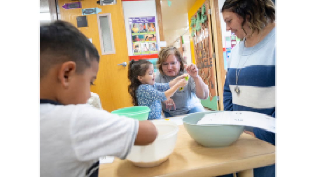 Literacy activity at Sunshine City Learning Center