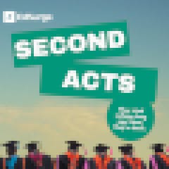 Second Acts Podcast series logo